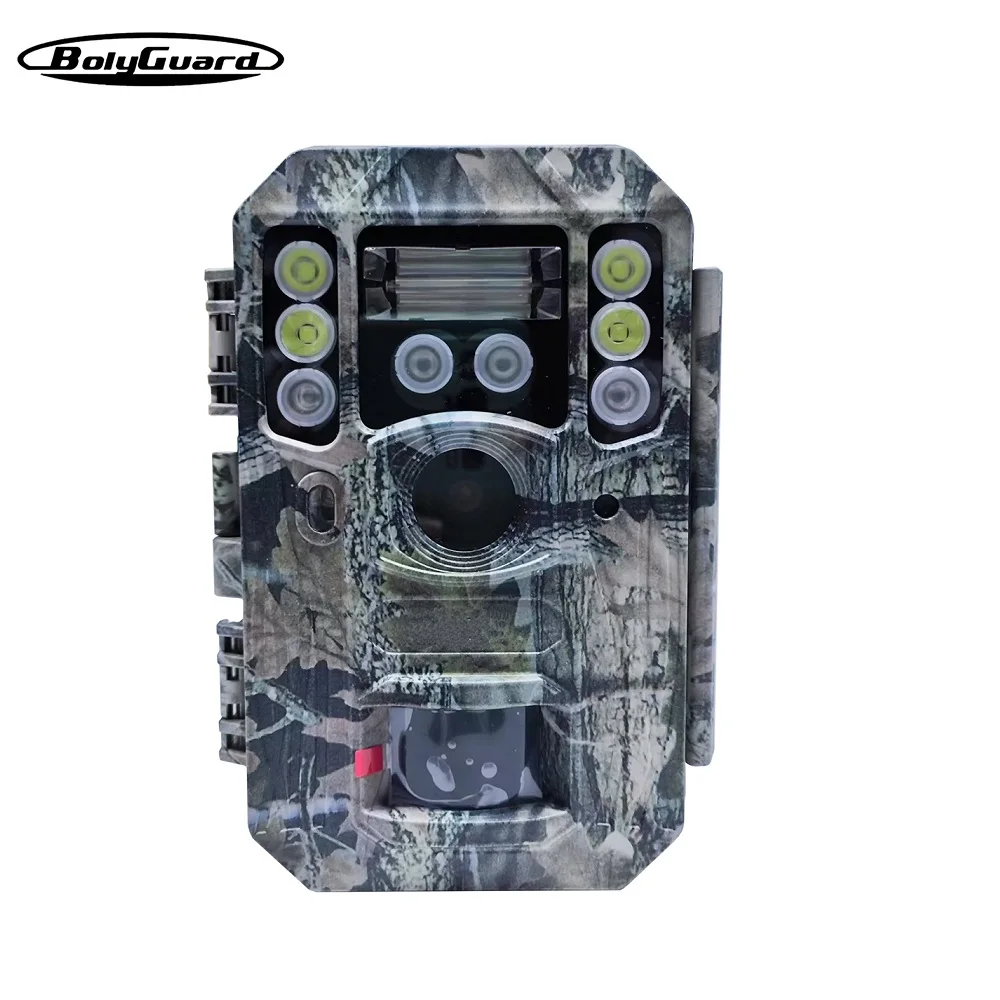 

BolyGuard BG662-T Trail Camera Night Vision 4K Video 56MP Wildlife Hunting Camera Tri-Light(940nm Black IR+White LED+Xenon)