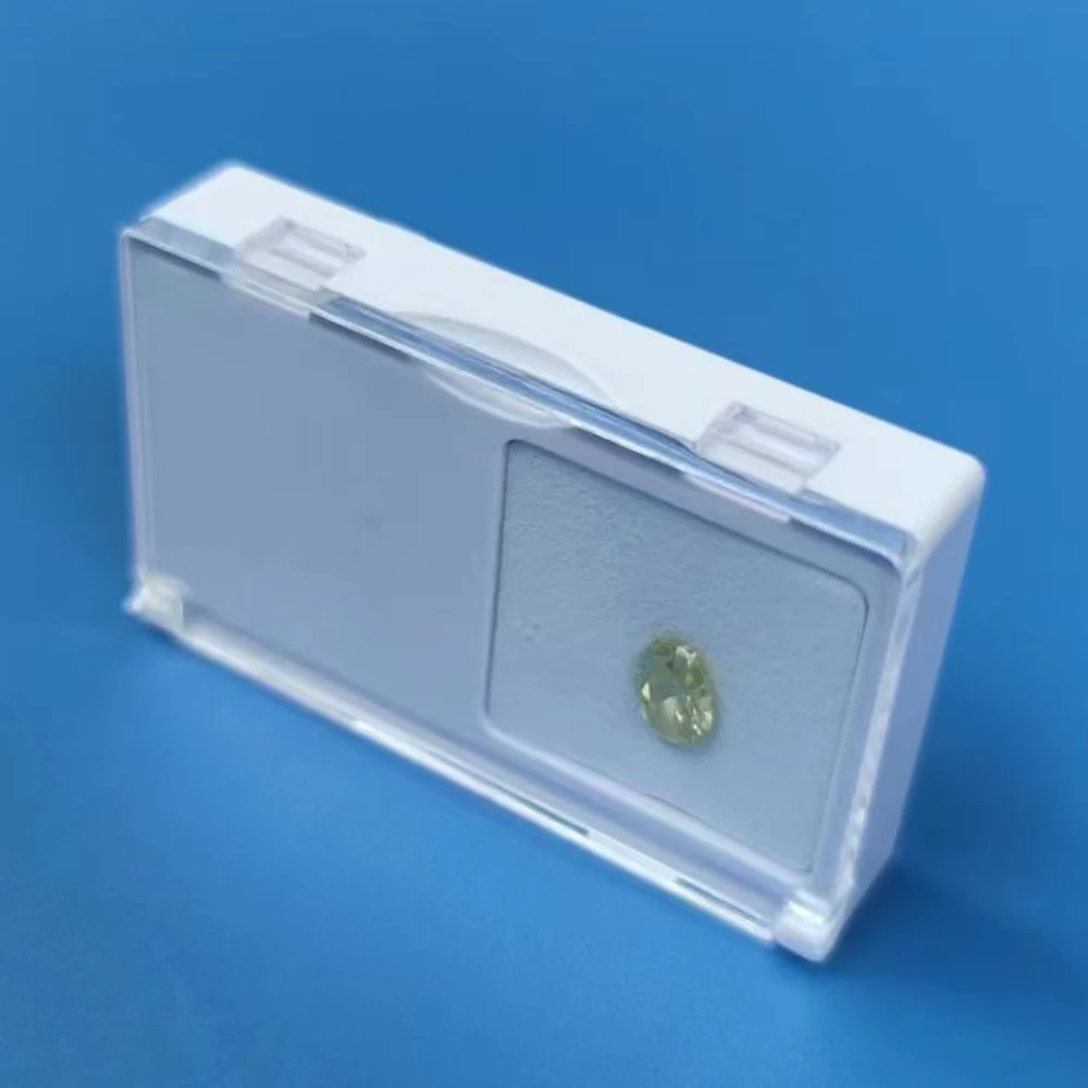 White Loose Diamond Storage Box Gems Jewelry Display Case Stone Gemstone Organizer Exhibition Showcase Diamond Package Gift Box