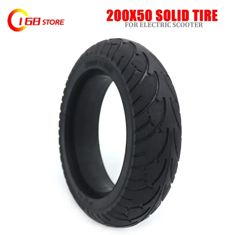 Size 8 inch tire with slotted up tyre for  Mini folding electric scooter balancing car, small dolphin200X50 solid tire200*50