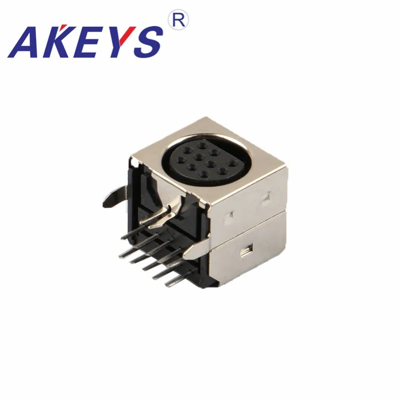 5PCS MDC-10-19 DIN Jack Female S Terminal 10 pin PCB Mount Connector