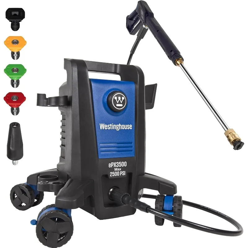 

Westinghouse ePX3500 Electric Pressure Washer, 2500 Max PSI 1.76 Max GPM with Anti-Tipping Technology, Onboard Soap Tank