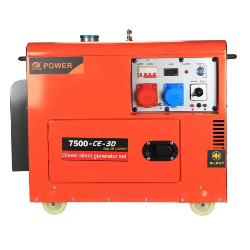 

Небольшой портативный генератор с частотой 50 Гц, номинальное напряжение 230 В, бесшумный сабвуфер от производителя