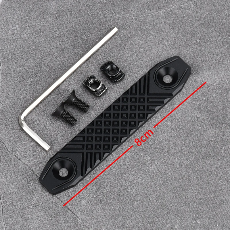 Tactische RS Aluminium CNC Handguard Rail Cover Fit Voor Keymod voor Mlok Compatibel Rails Systeem Rails Jachtgeweer Accessoire
