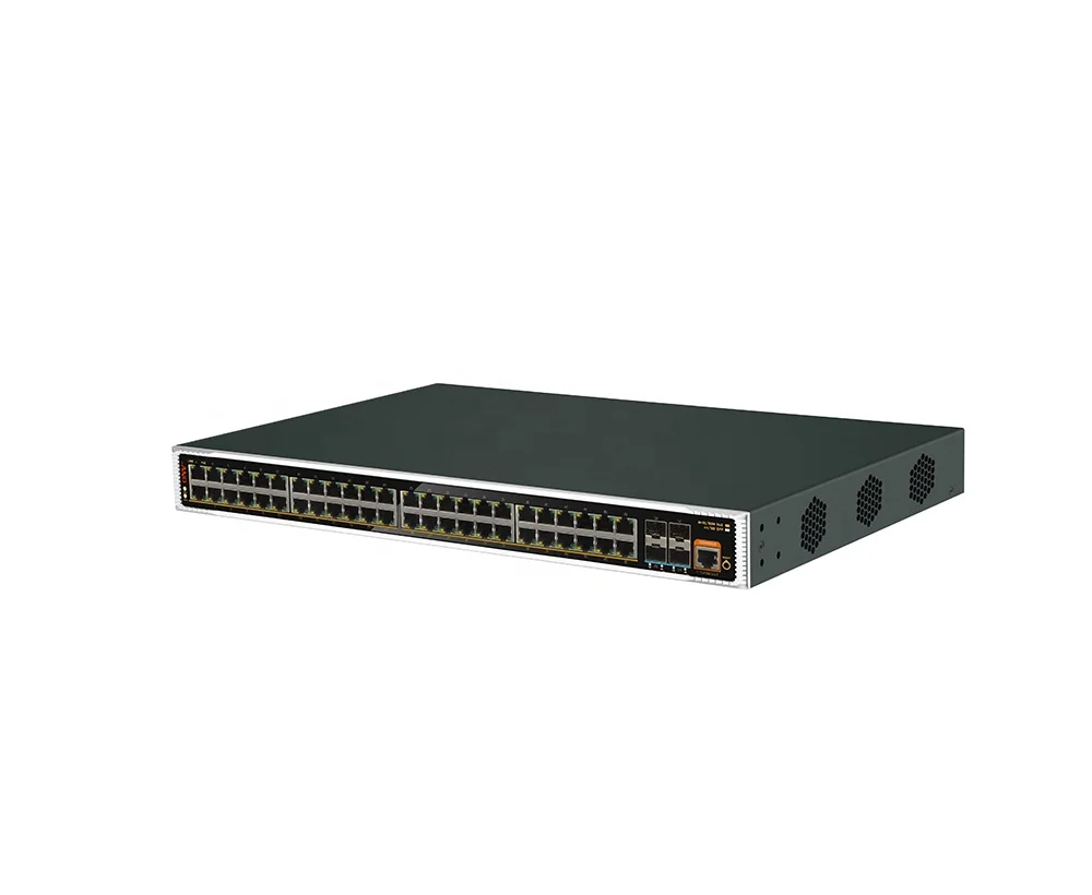 High quality 10G uplink L3 managed industrial PoE switch 48 ports rack type aggregation ethernet switch