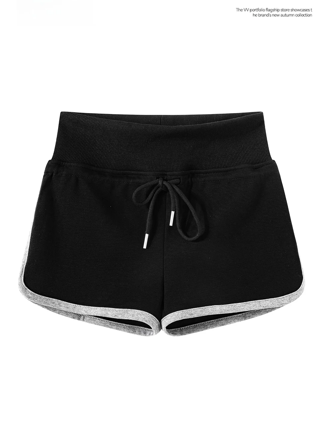 

High Waist Straight Leg Short Pants Women's Summer Slimming Casual Sporty Contrast Color Base Layer Outdoor Wearable Shorts
