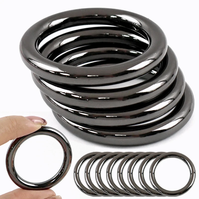 

30Pcs15-50mm Metal O Ring Buckles Handbag Strap Connect Clasp Webbing Bag Loop Carabiner DIY Hardware Accessories