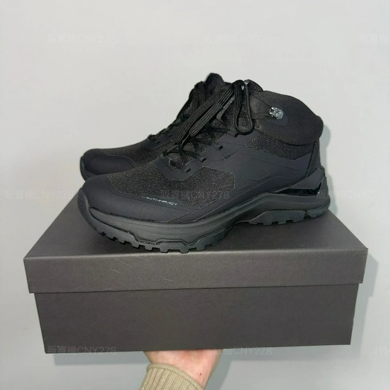 

Профессиональные походные ботинки для мужчин, водонепроницаемые, для активного отдыха, горные ботинки, дизайнерские треккинговые ботинки, мужские резиновые треккинговые ботинки