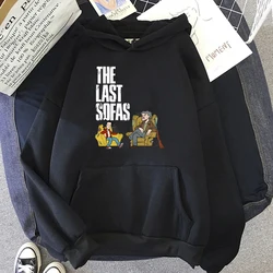 Funny The Last Sofas Print Hoodie Novelty Clothing Tops Leisure Style Camiseta Men Clothing Graphic Hoodies Harajuku Y2k