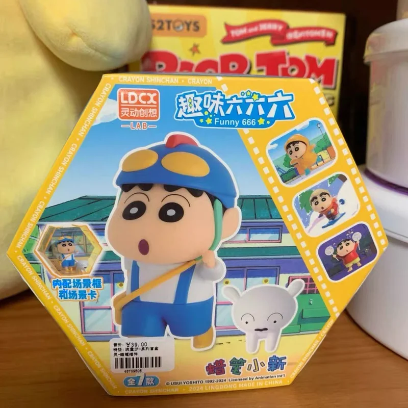 

Новый подлинный карандаш Шин Чан, слепая коробка, забавная серия 666, слепая коробка, украшение, креативная периферийная фигурка, детская игрушка в подарок
