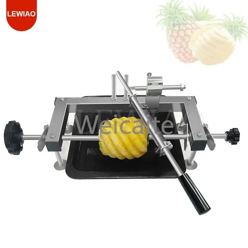 Manual Pineapple Peeler Stainless Steel Fruit Cutting Machine Vegetable Peeling Machine