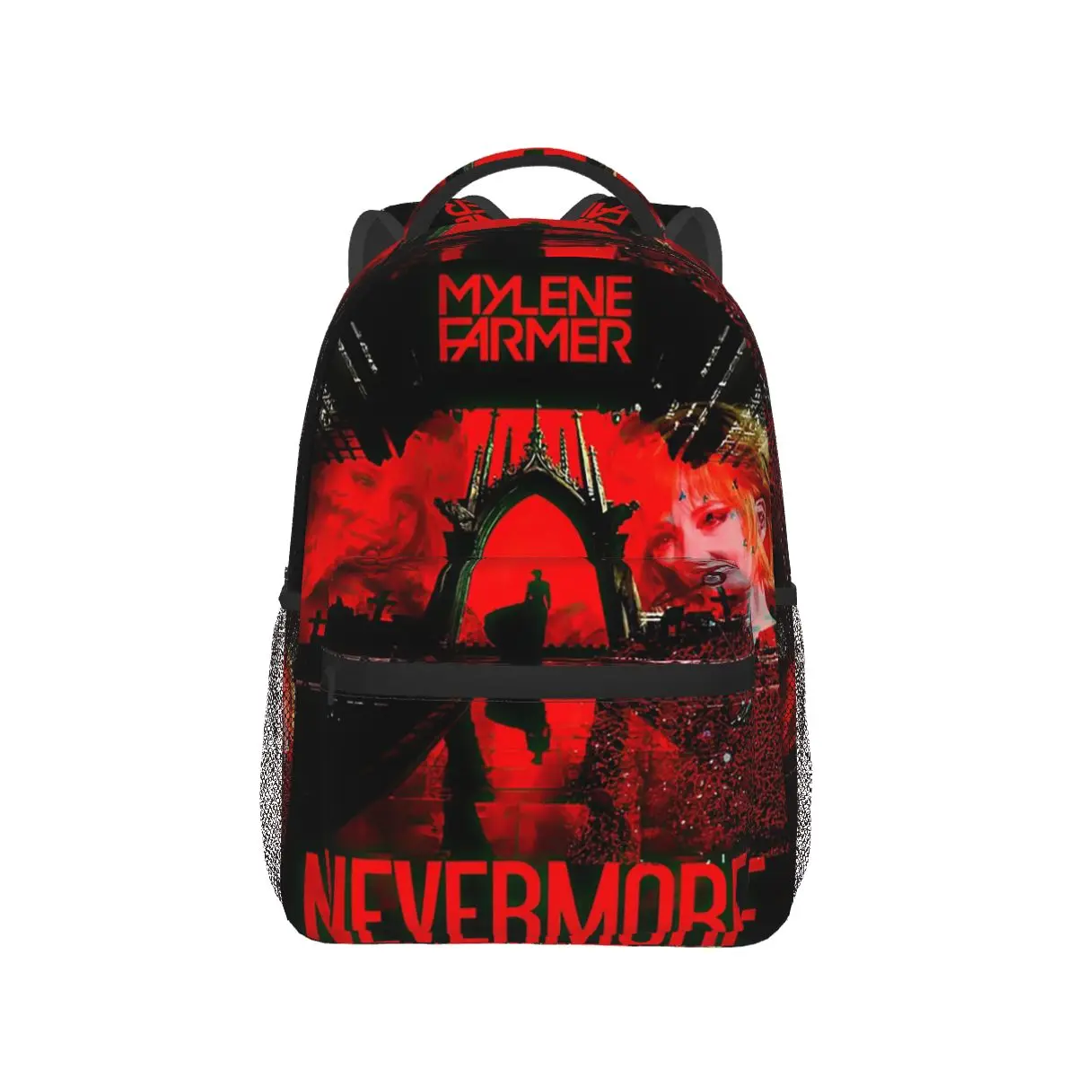 

Mylene Farmer Nevermore Tour Backpack Hot Sale Daypack Large Capacity Boys Girls BookBag School Bag Shoulder Bags for Men Women