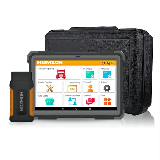 HUMZOR Heavy Duty Truck ECU Diagnostic Tool ND566E Diagnostic Scanner Obd2 Support Multi-language