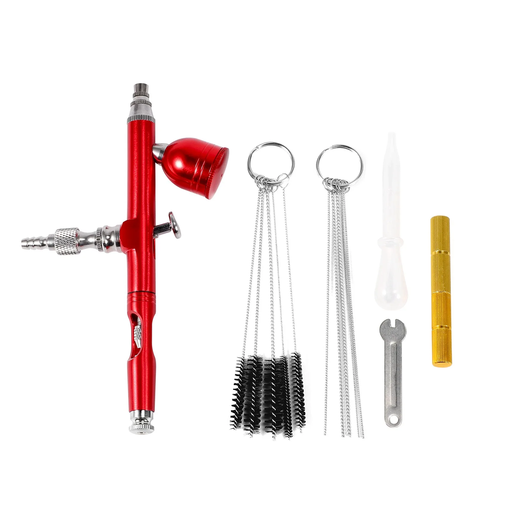 7Cc 0.3 Nozzles Airbrush With 11Pcs Set Cleaning Accessories Cake Decorating Brushes For Manicure Air Brush