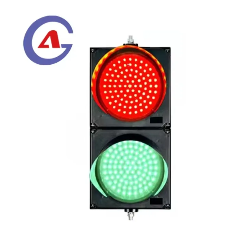 200mm Traffic Signal AC220V AC110V DC12V Red Green LED Traffic Light