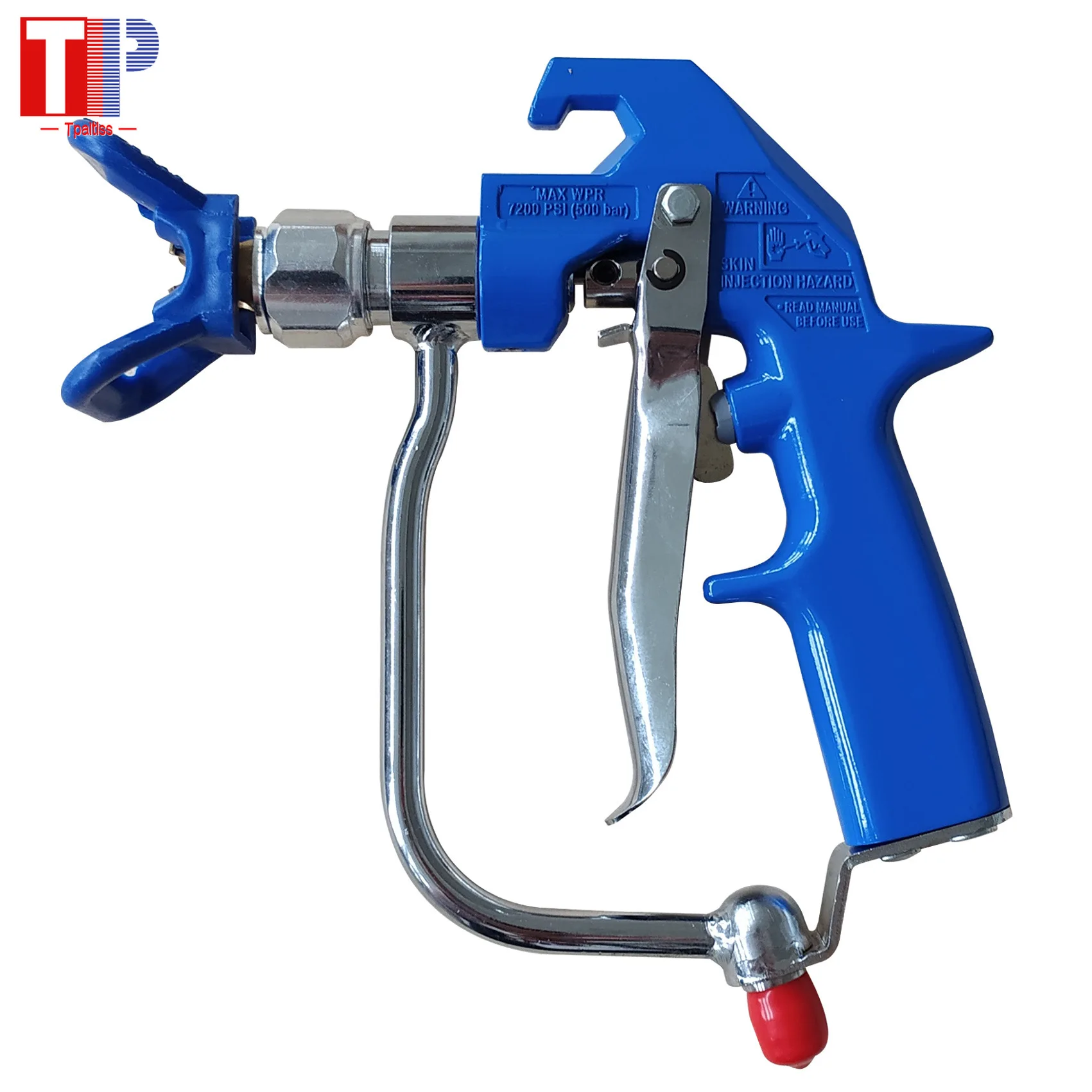 

Tpaitlss Aftermarket 4-Finger 1/4 "HD Texture 241705 Airless Spray Gun with Guard 5000PSI NEW Is Suitable for/960/7900/833