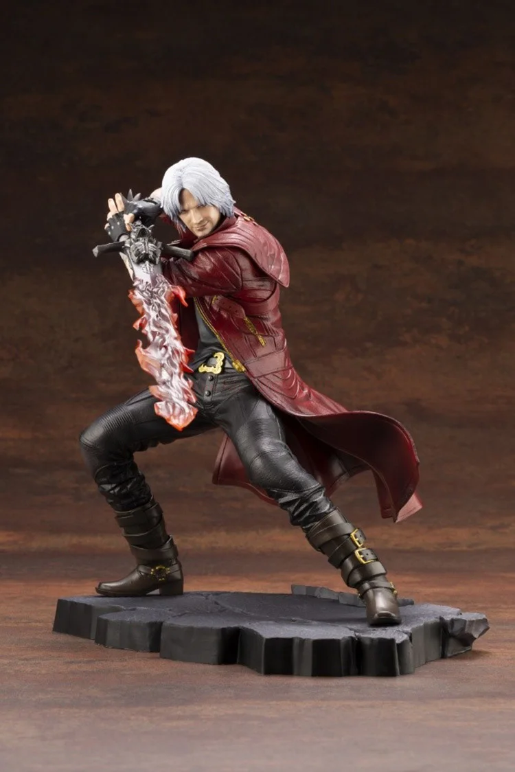 Devil May Cry 5 Handmade Artfx J Dante Nero Stock Case Decoration Collectible Birthday Gift Desktop Decoration Cartoon Anime