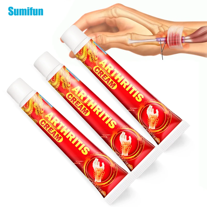 

Sumifun 1/2/3pcs Arthritis Ointment Tendon Sheath Therapy Cream Tenosynovitis Creatine Hand Wrist Thumb Finger Pain Relief Cream