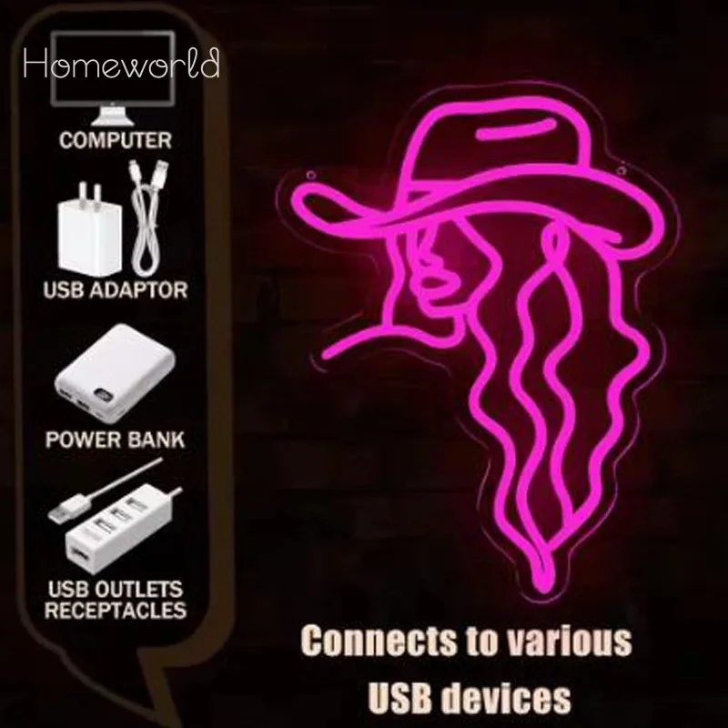 

Beauty Lady Neon Sign Woman Body Led Lights USB Powered Wall Light Up Signf For Home Bedroom Party Bar Night Club Room Decor