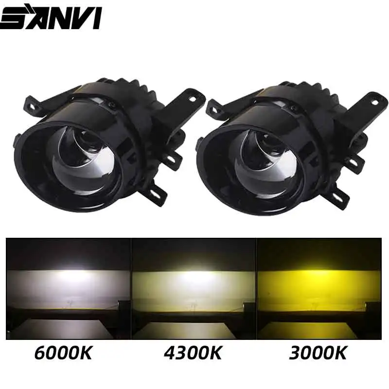 

Hyperboloid PTF Bi светодиодный противотуманные линзы проектора 6000K/3000K/4300, противотуманные линзы для Proado/Lexus/Yaris/Highlander/RAV4/Corolla/Land Cruiser