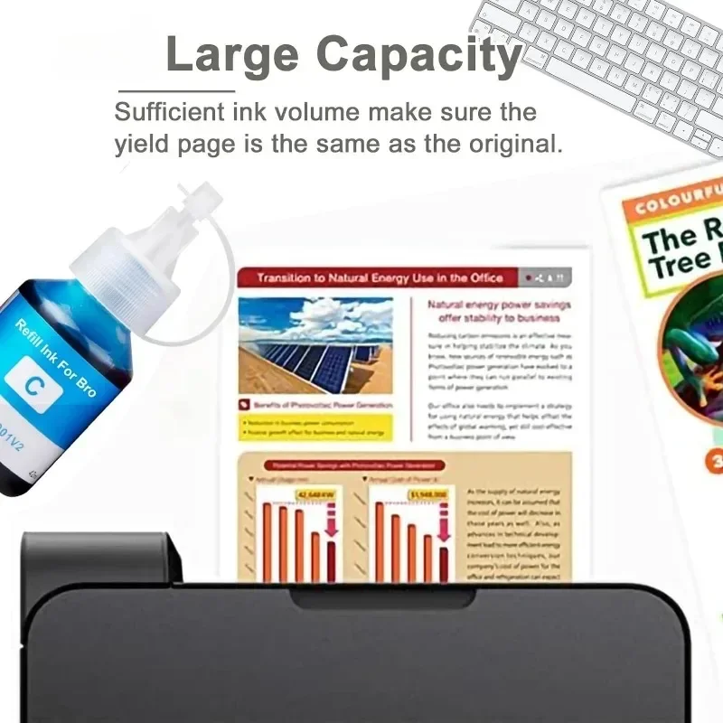 BT D60/6000 BT5000/5001/5009 Ink for Brother Printer HL-T4000DW T420W DCP-T425W 428W DCP-T500W T510W DCP-T520W T700W DCP-T710W