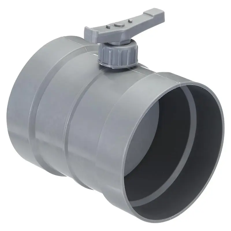 abui-63インチhvacダクト手動式風量ダンパー、pp難燃性エアフローコントロールバックドラフトダンパー（hvacエアバランスシステム用）