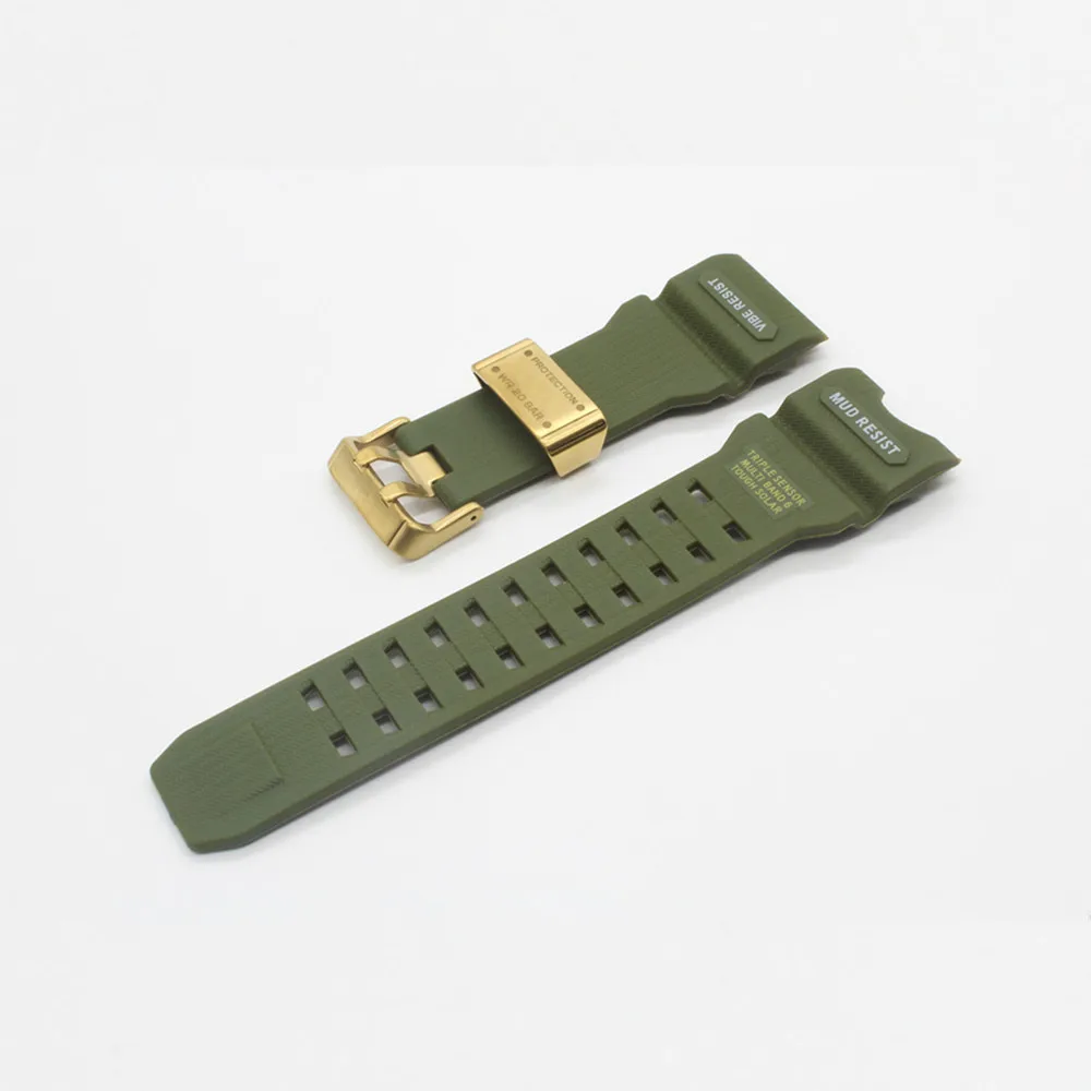 TPU Wrist Band Strap For GWG 1000GB Sport Watchband Bracelet for gwg1000-gb GWG-1000GB Metal ring solid color strap Belt Ear Pi