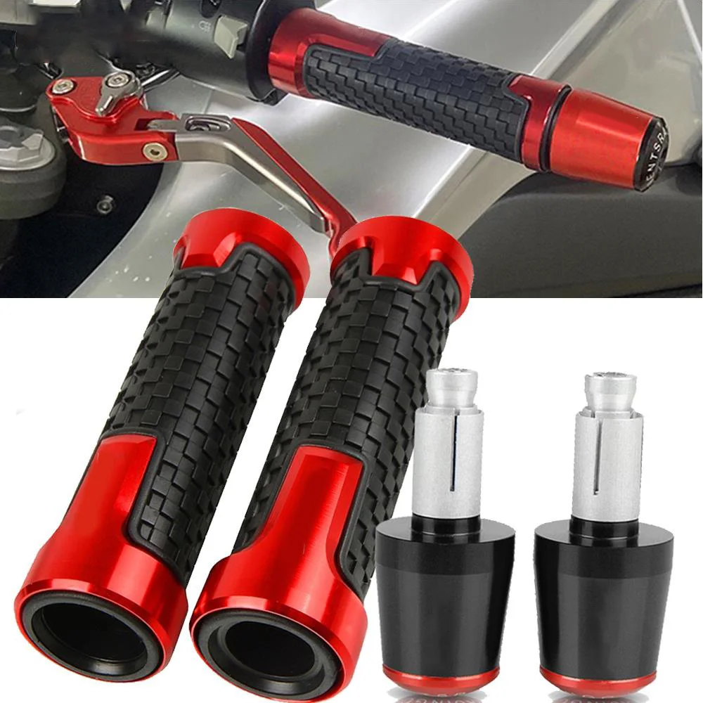 

FOR Aprilia SHIVER 750 2015 2016 2017 2018 2019 2020 2021 Motorcycle Handlebar Grip Ends Anti Vibration Plug Handle Grips End