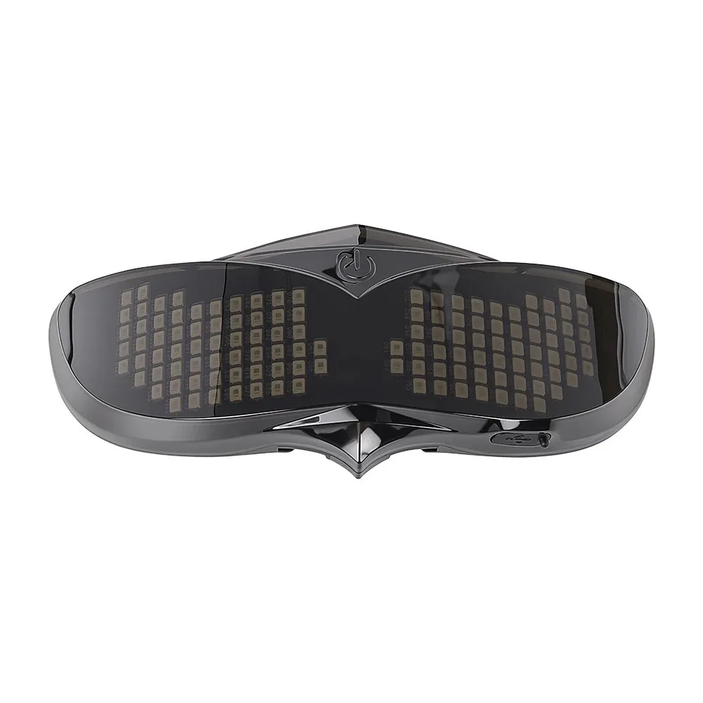 USB Rechargeable for Smart Taillight for Electric Scooter with APP 30 Light Modes Brake Detection Waterproof Compact Design