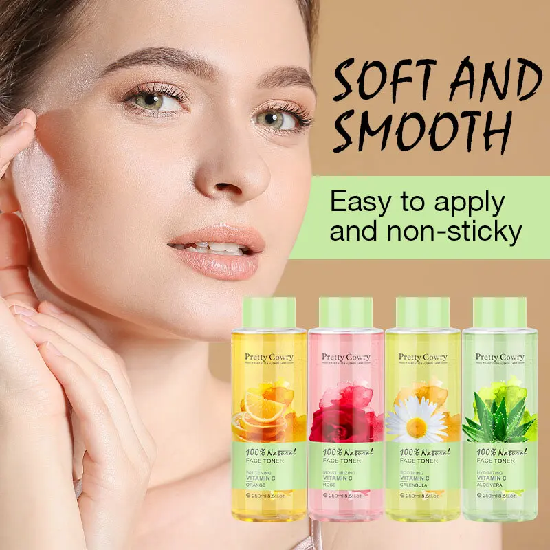 

100% Natural Facial Toner Deeply hydrates improves rough skin texture brightens skin tone soothes skin refreshes essence toner