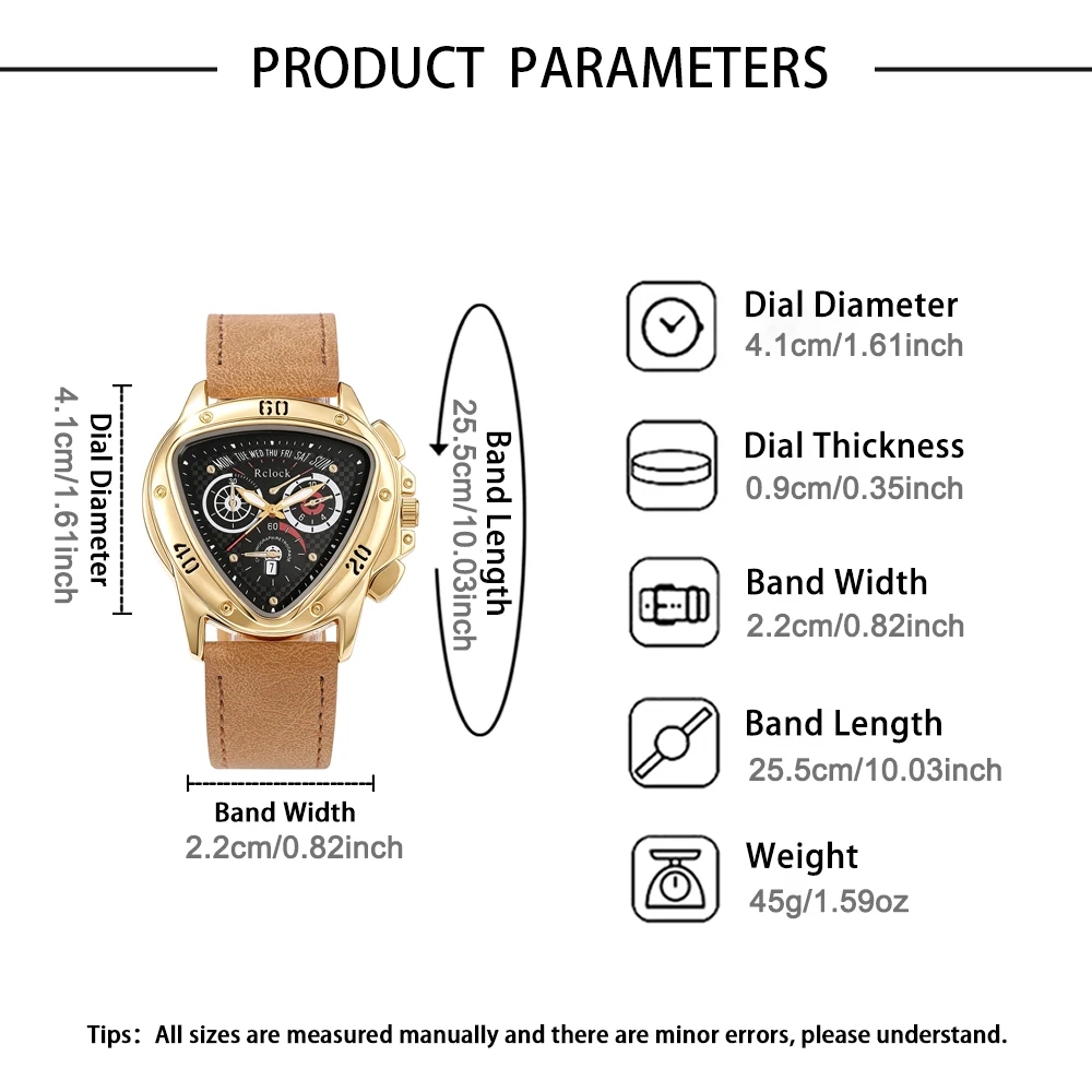 1 Stück Neue Herren-Quarzuhr, Praktisch und Vielseitig, Die Beste Wahl für Geschenke an Väter und Freunde (Ohne Box) – Detail 1