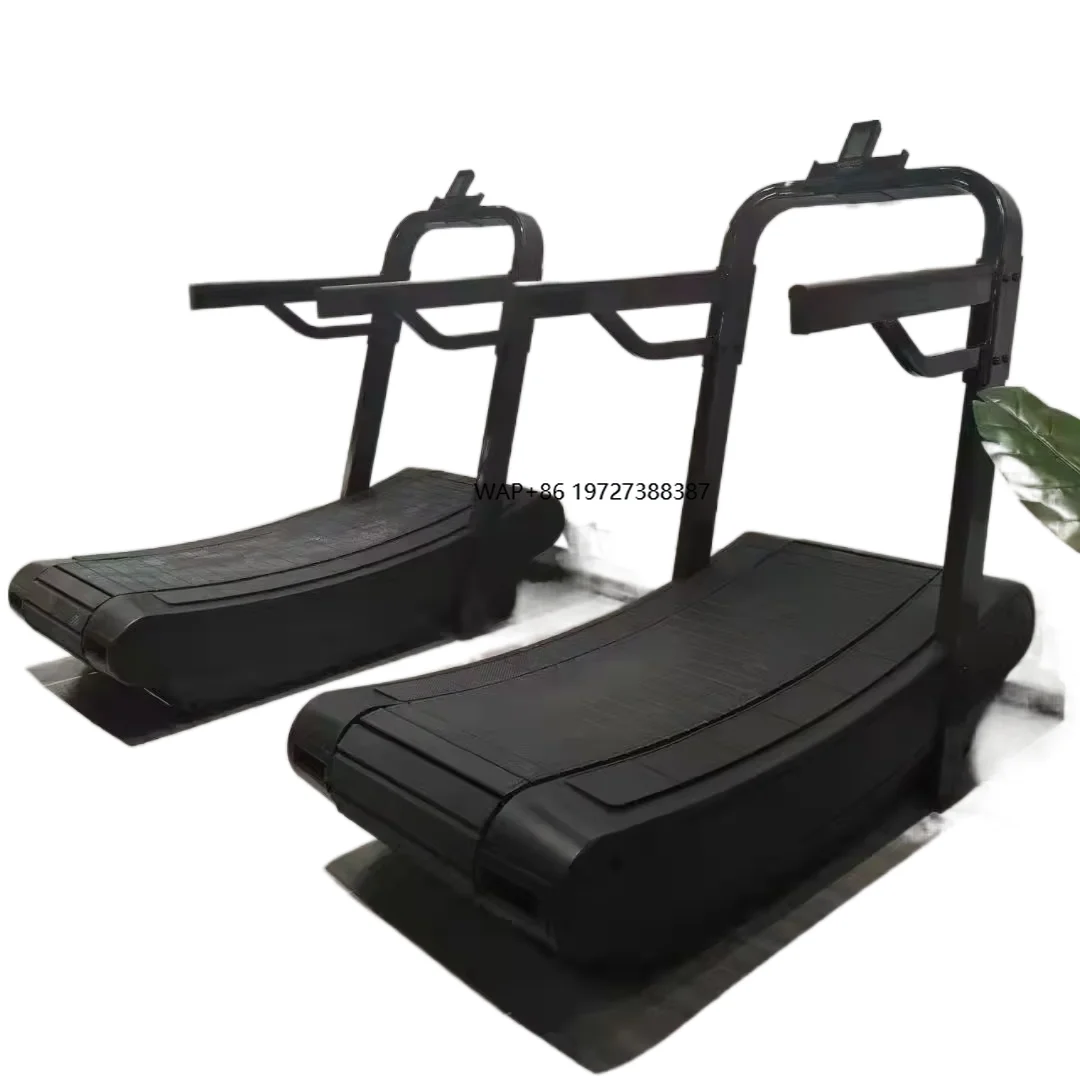 

Коммерческое оборудование для тренажерного зала Беговая дорожка для бега Ручная изогнутая беговая дорожка