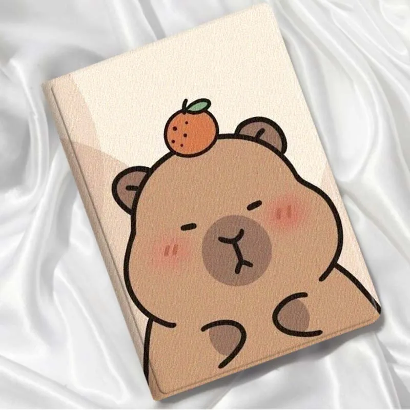 Cartoon Fun Capybara Soft For Xiaomi Redmi Mi Pad 8 7 6 5 4 2 SE K Pro Max Ultra Inch Tablet Case