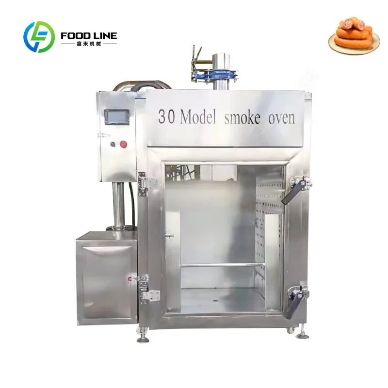Customized 50 Model 304 Stainless Steel Commercial Automatic Smoke House Meat Smoker Oven for Sausage Bacon Fish Tofu