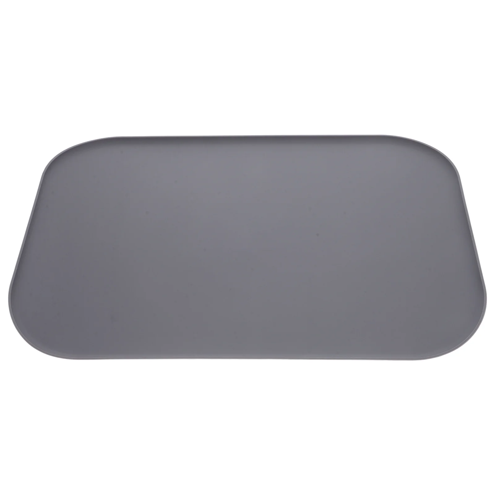 Tapete de alimentação para animais de estimação, à prova d'água, silicone, borda elevada, tigela para cães e gatos, comida, água, à prova de derramamento, colocação prática, acessório de alimentação