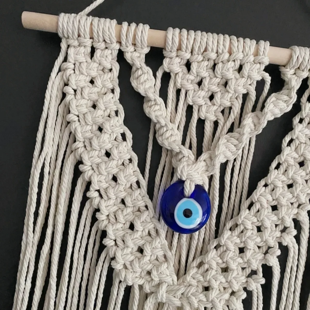 Bohemian Blue Eye Tapestry Handwoven Wall Decorations, Wall Decorations