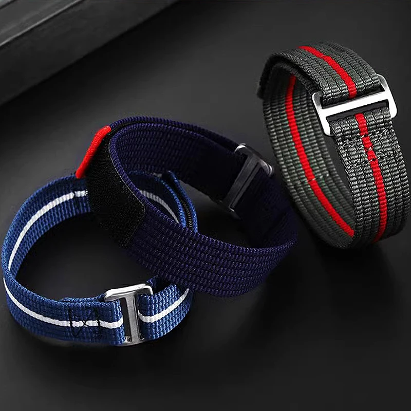 High Quality Nylon Watch Strap 22mm Watchband For Tactical Frog FXD Dive Sports Watch Men VS75B FX-Diving V4 42mm NH35 Bracelet