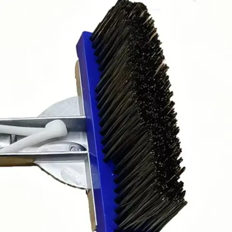 5Inch Wire Brush For Pool Cleaning Moss Removal Stainless Steel Bristles Tight Corner Scrubber Tool Swimming Pool Cleaner