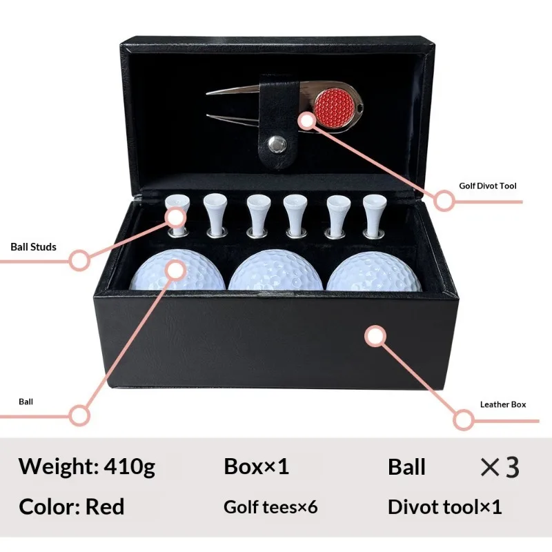 مجموعة كرات الجولف، مجموعة أظافر خشبية بمشبك شوكة مع صندوق من البولي يوريثان، إكسسوارات الجولف الرياضية واللياقة البدنية ومستلزمات الجولف #4