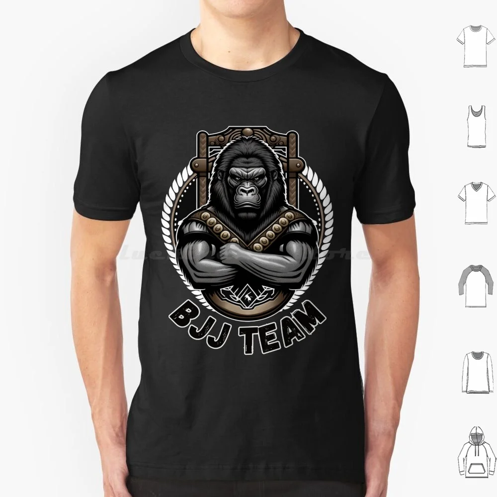 Bjj Team Black Belt T Shirt Cotton Men Women DIY Print Bjj Jiu Jitsu Brazilian Jiu Jitsu Martial Arts Judo Karate Mixed Martial