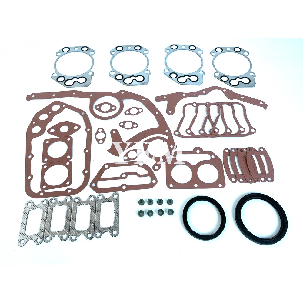 For Liebherr engine parts R924B Engine gasket set with Cylinder Head gasket