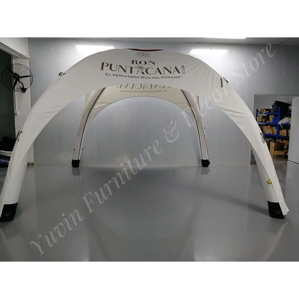 3x3m Outdoor Airtight Portable Event Advertising Inflatable Spider Tent Air Arch Dome Tent for Exhibition Trade Show