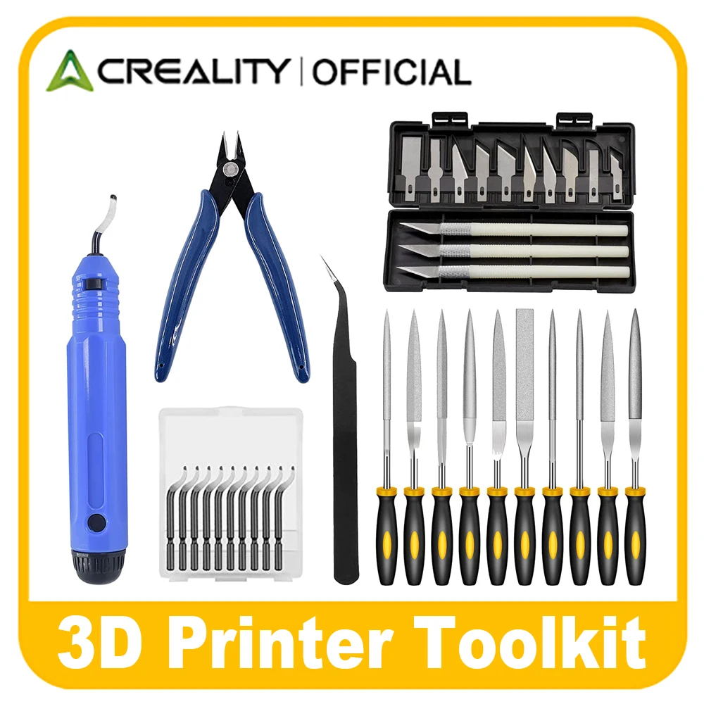 3D Printer Tool Kit Debur Tool, Cleaning, Finishing and Printing Tool,3D Print Accessories for Cleaning, Finishing and Cutting