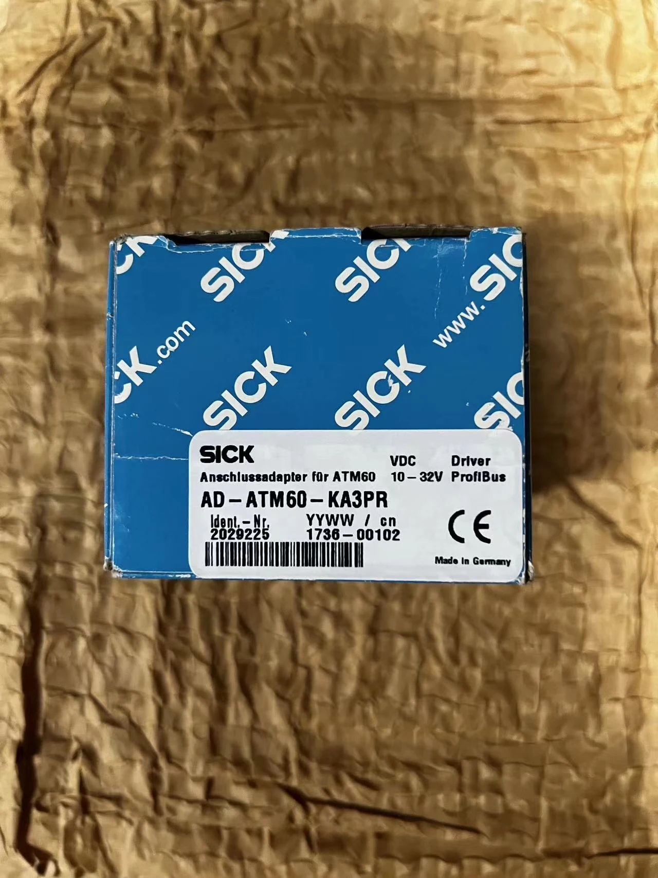 AD-ATM60-KA3PR New SICK Adapter Wiring Cover, Order