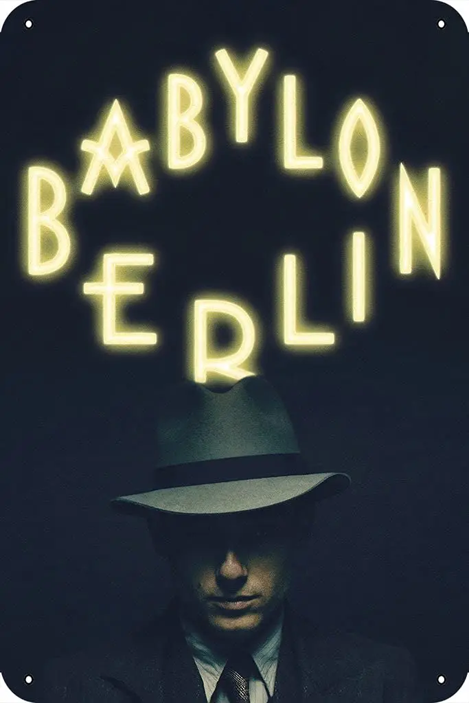 Babylon Berlin TV Show Poster Metal Tin Sign 8x12 Inch Movies & TV Series Wall Decor