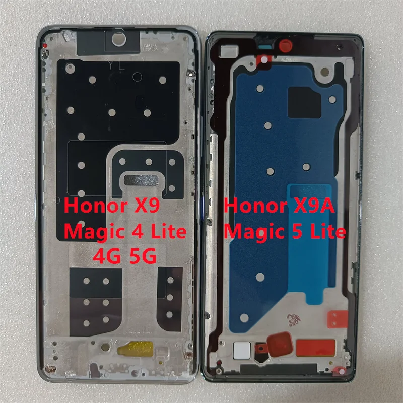 

For Honor X9 Magic 4 Lite 4G 5G Middle Frame Plate Housing Bezel LCD Support Mid For Honor X9A Magic 5 Lite Middle Frame Replace