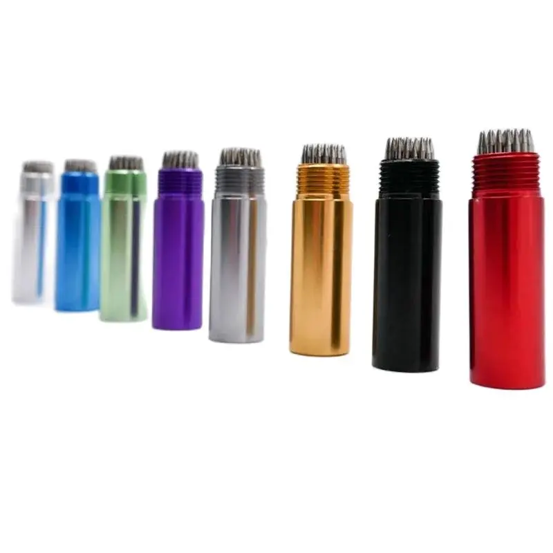 

Snooker Pool Cue Tip Shaper Multifunction Snooker Shaper Portable Cue Tip Burnisher Training Metal Billiard Accessories