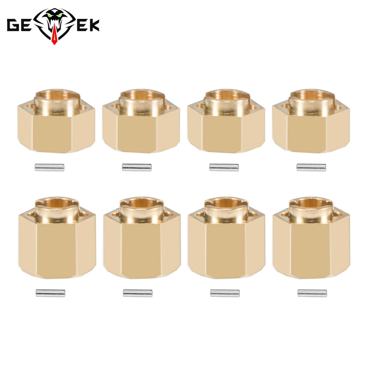 7MM Brass TRX4M Hex Extension Wheels Adapter 4mm/6mm Thickness for 1/18 RC Car Crawler TRX4-M Bronco Defender Upgrade