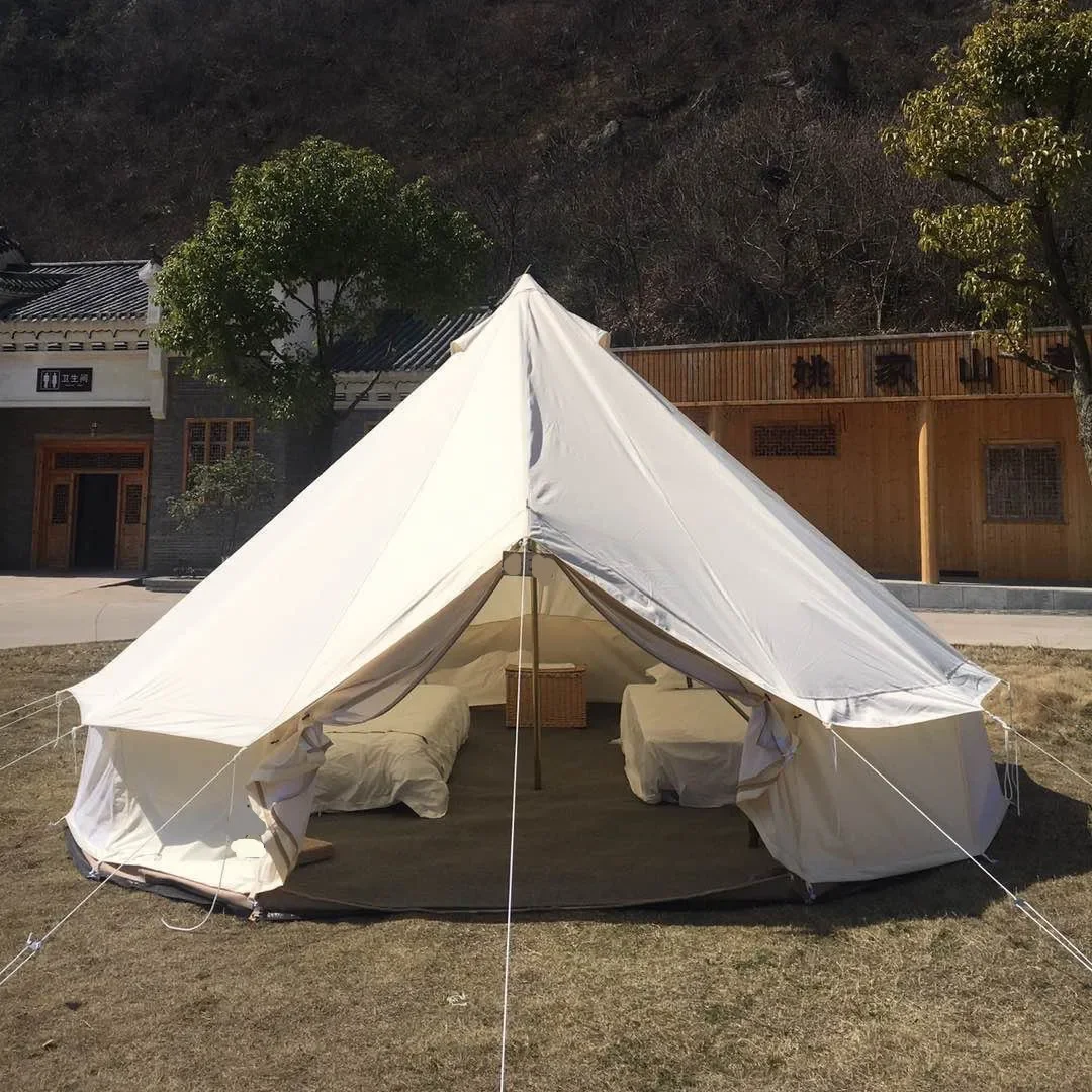 Outdoor Safari Glamping Tent Waterproof Oxford 3/4/5/6M Luxury