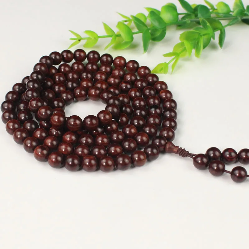 Purple Rosewood Bracelet Crafts108Buddha Beads Rosary Pieces8MMMen's and Women's Bracelet Ornament Rift Grain High Throw High De