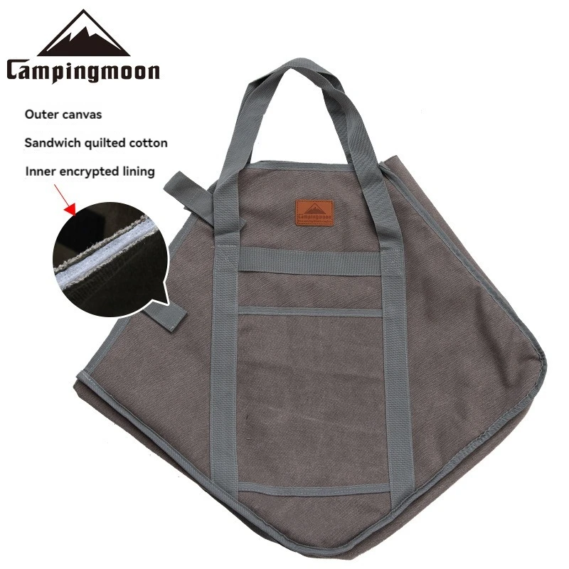 

Сумка для хранения снаряжения CAMPINGMOON MT-055-B с ручкой, холщовая сумка для хранения походного оборудования